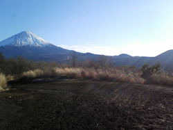 三湖台から見た富士山